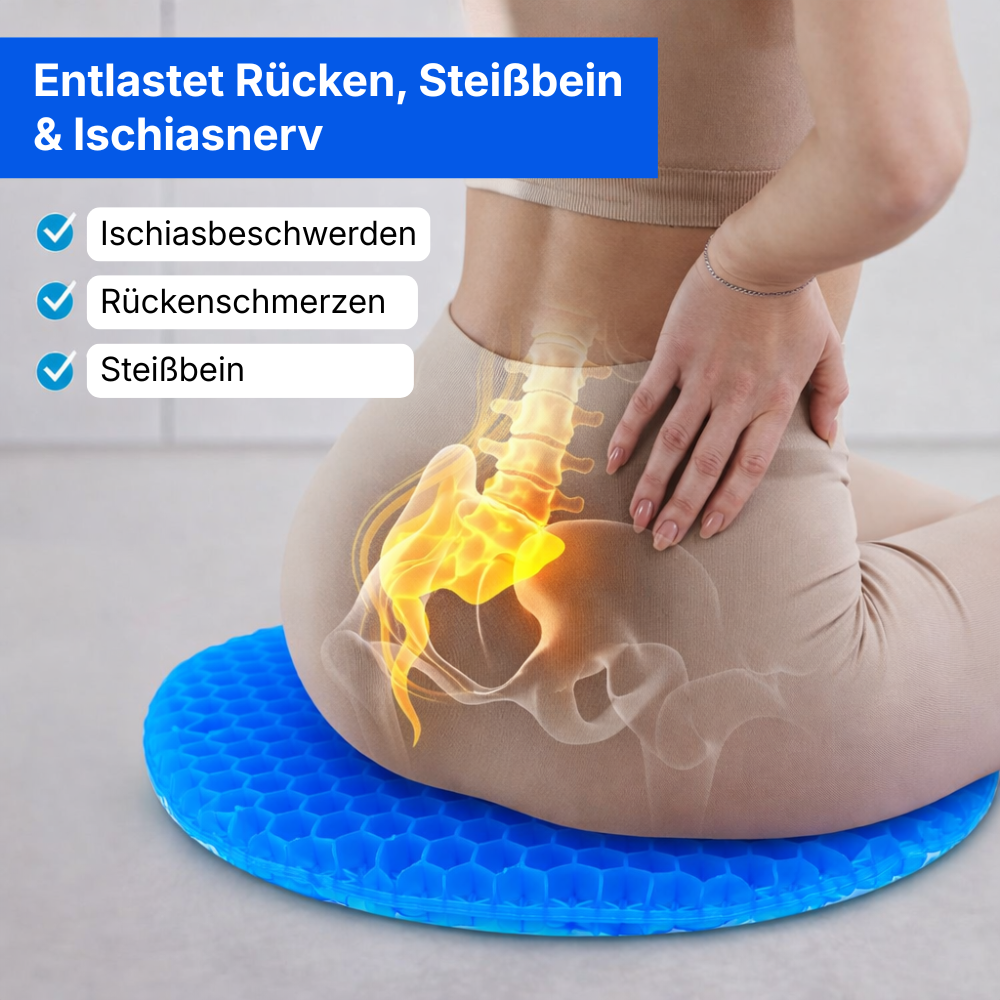 Fortschrittliches orthopädisches Sitzkissen zur Druckentlastung